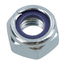 M10 x 1.5mm Nyloc Nut Fastener Hexagonal Metric Nuts Grade 8 Zinc Plated