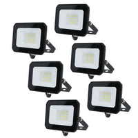 20 Watt LED Mini Floodlight Garden Lighting 1600 Lumens IP65 + Bracket