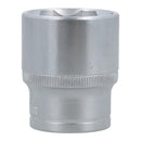 Douille hexagonale simple peu profonde à 6 pans, entraînement 1/2" 27 mm, métrique, Super Lock, Bergen