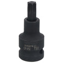 T50 x 53mm 1/2" Drive Short Impact Impacted Torx / Star Male Socket