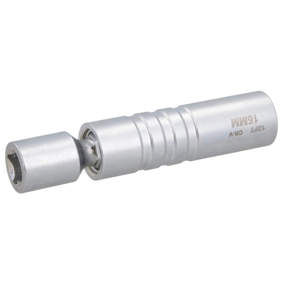 16mm Thin Wall Walled Swivel Magnetic Spark Plug Socket 3/8in Drive 12PT