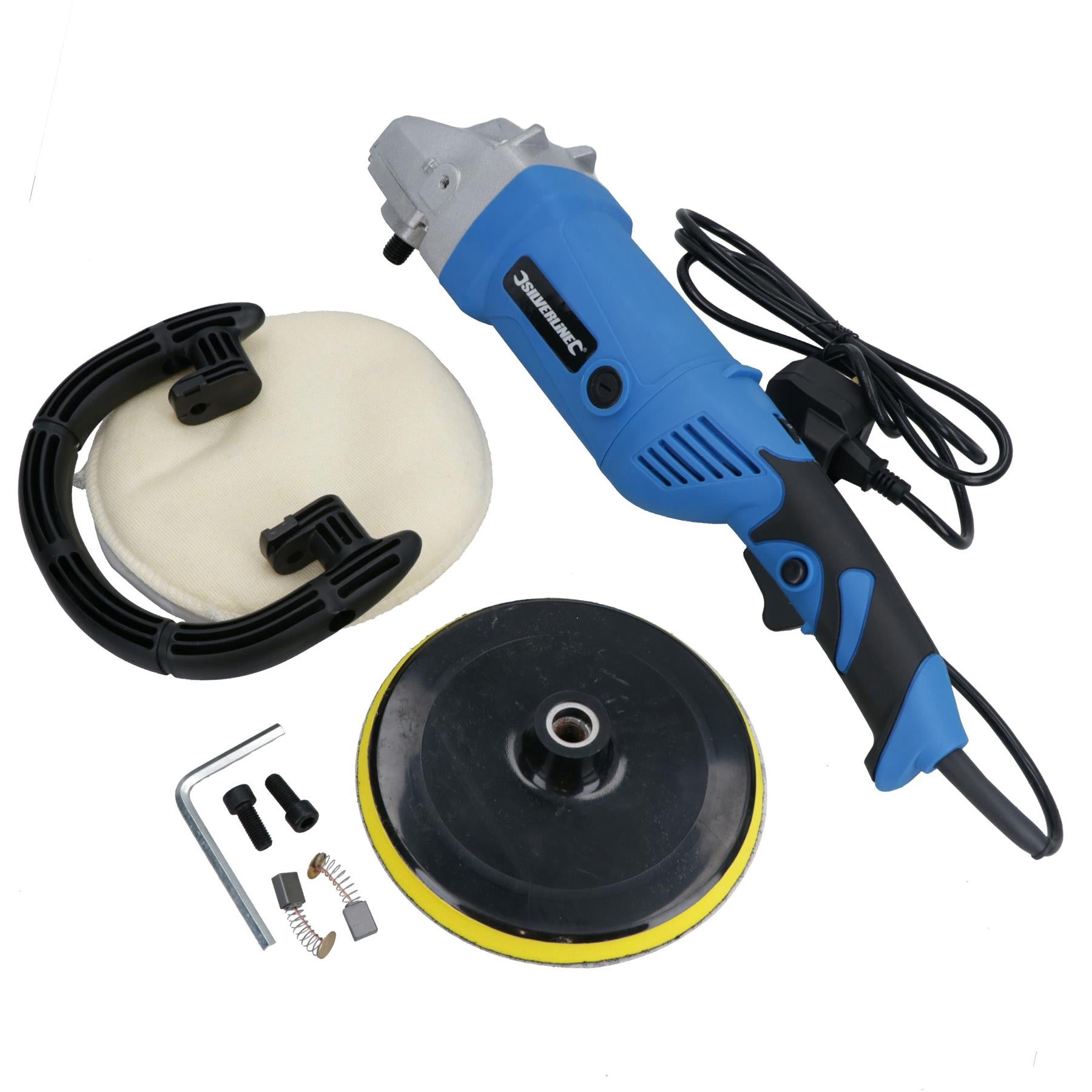 Polisseuse électrique rotative à vitesse variable de 180 mm, 1 500 W, pour voiture, SIL06