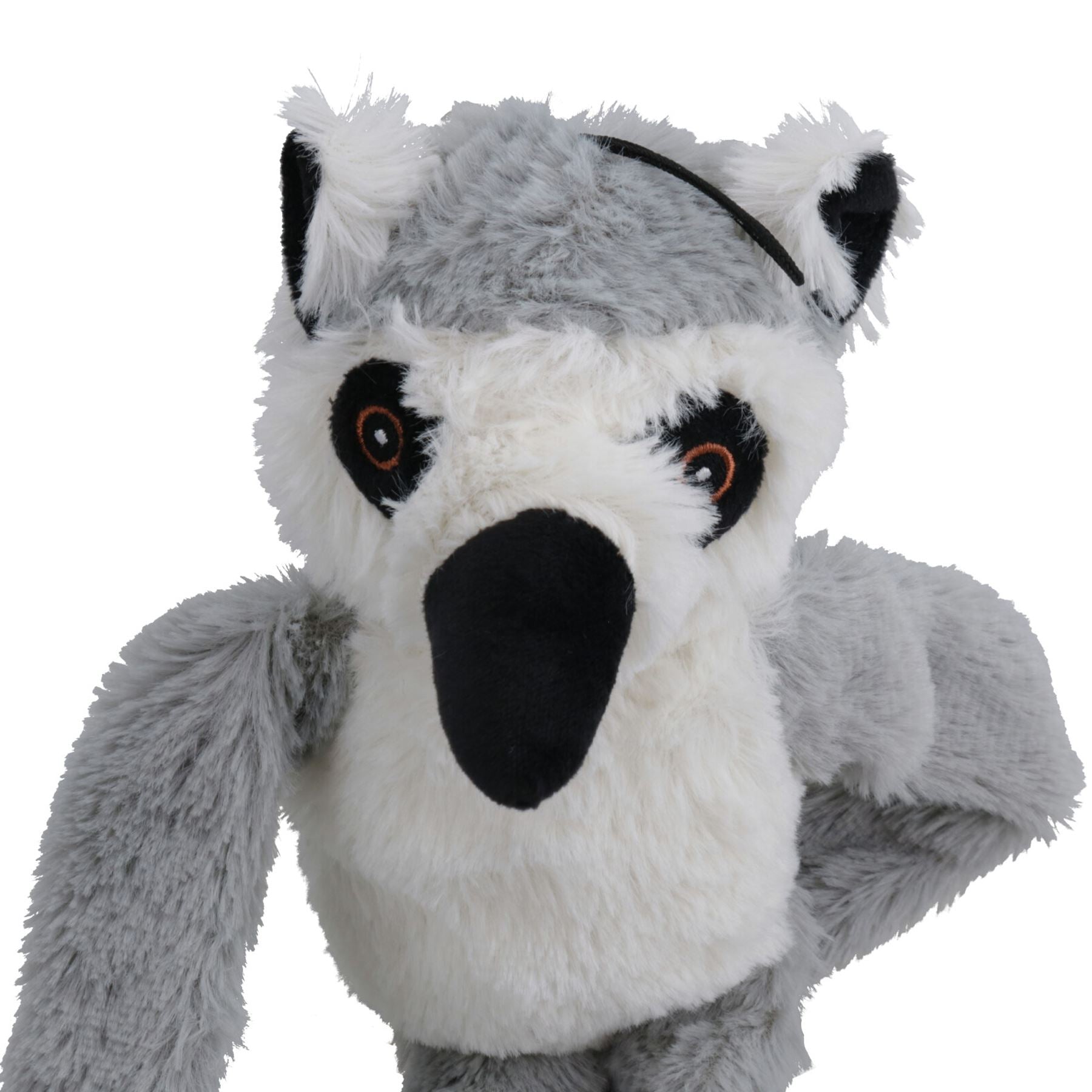 Jouet en peluche doux et grinçant pour chien Swinger Lemur