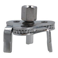 Oil Filter Remover Removal Wrench 3 Legged 3/8" And 1/2" Drive 63mm - 102mm