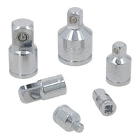 6pc Socket Reducer Adapter Adaptor Step Up Step Down Socket Converter Set