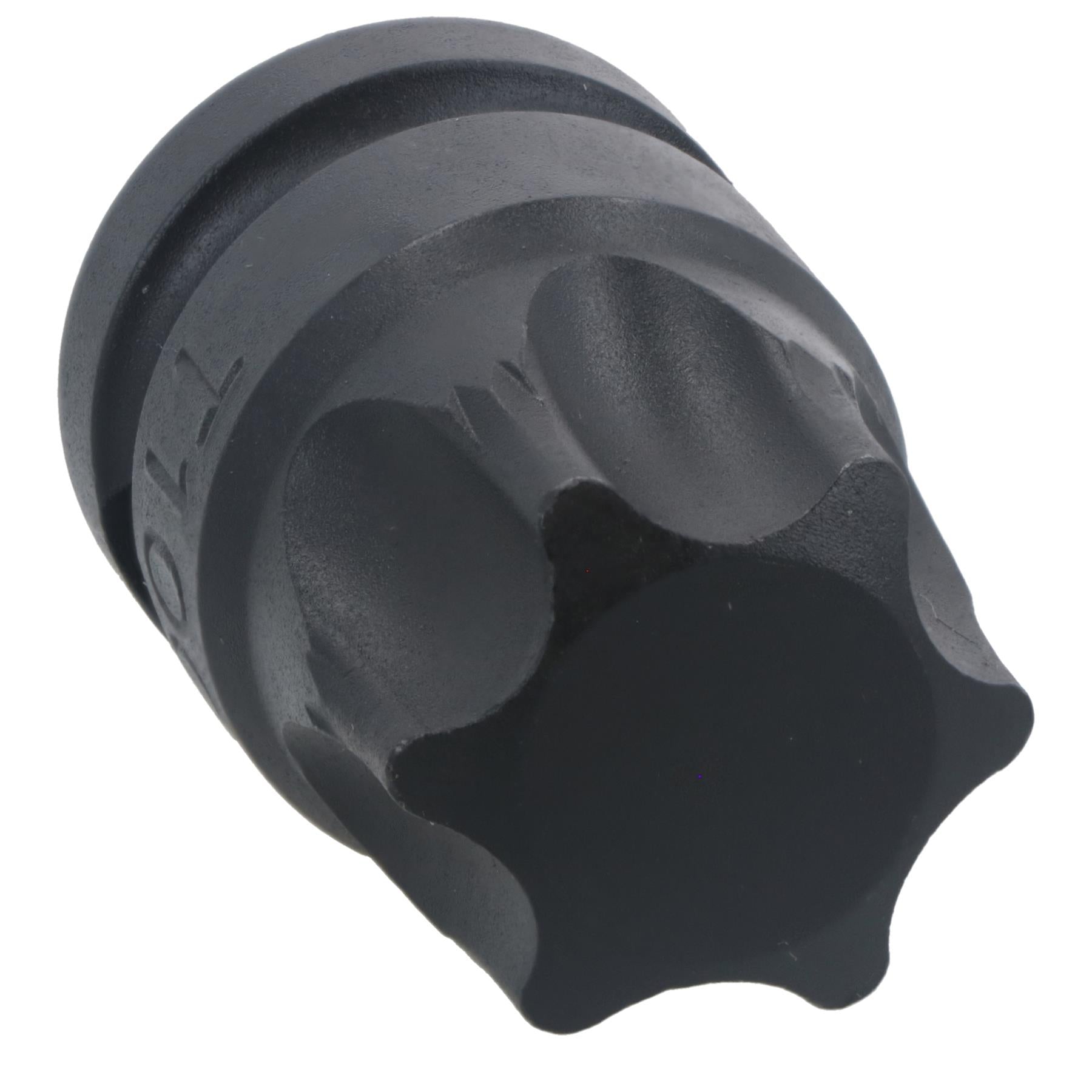 Impact 1/2" Drive Shallow Stubby Torx Star Male Bit Sockets T55 - T100 6pc Set