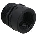 Polypropylene PP Threaded Reducing Socket Male – Female 2in – 1-1/2in BSP