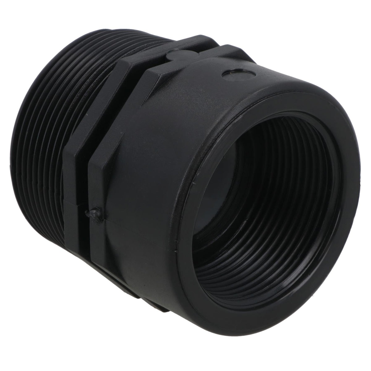 Polypropylene PP Threaded Reducing Socket Male – Female 2in – 1-1/2in BSP