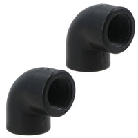 Polypropylene PP 3/4in BSP Female x Female Threaded 90° Elbow Connector