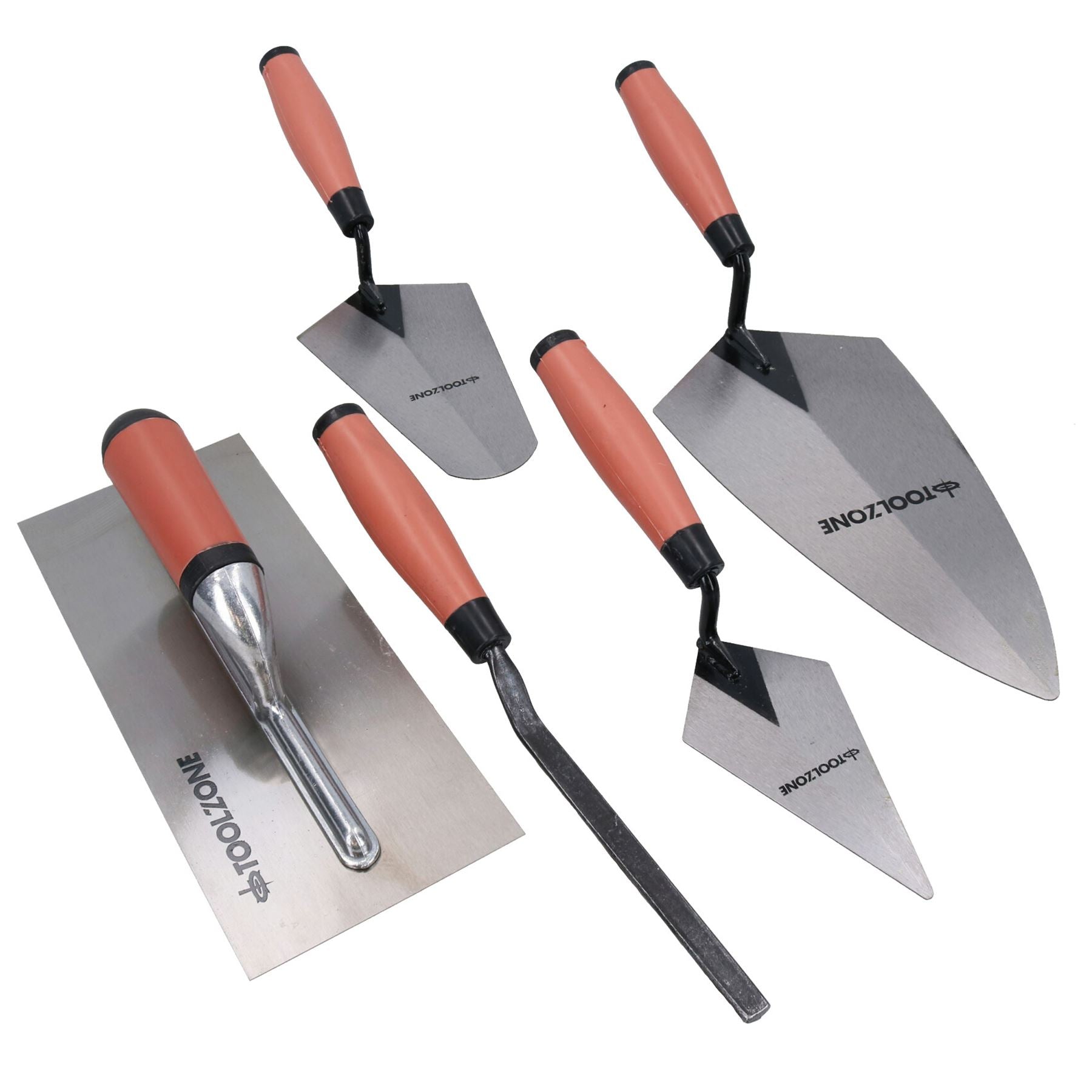 5pc Builders Brick Block Laying Trowel Set Bucket Gauging Pointing Joi ...
