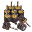 25mm 80 Grit Abrasive Flap Wheel Discs Sanding Rust Removal 6mm Shank