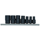 1/4in + 3/8in Drive Female Impact Impacted E Torx Star Sockets E6 – E16 7pc Set