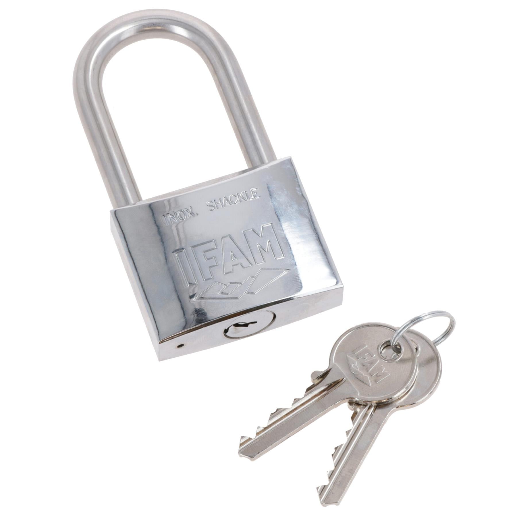 50mm Marine Padlock Stainless Steel Long Shackle Rust Proof Boat Yacht