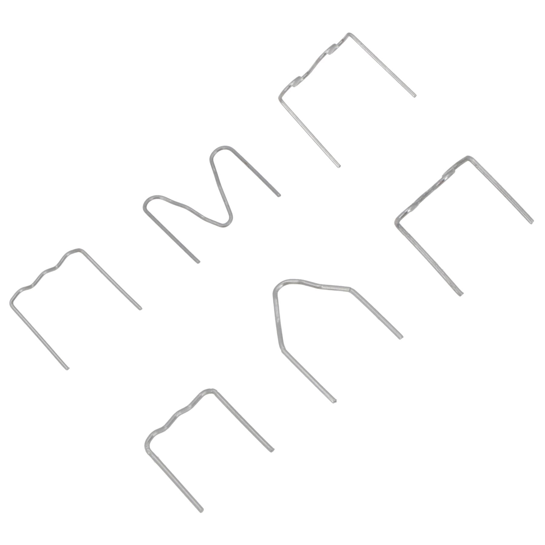 Agrafes assorties pour soudeuses de réparation d'agrafeuses en plastique à chaud, standard prédécoupées, 300 pièces