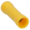 Insulated Straight Butt Connectors Electrical Crimps Terminals Yellow