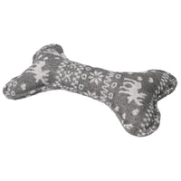 Coffret cadeau de Noël pour chien en peluche avec motif couineur, chaussette et os