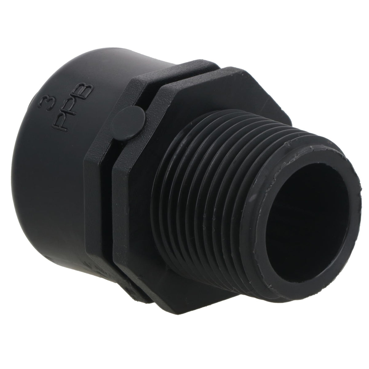 Polypropylene PP Threaded Reducing Socket Female – Male 3/4in – 1/2in BSP