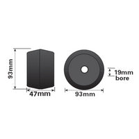 Roulettes pivotantes et support en acier pour remorque de bateau / jet ski / canot pneumatique UBR33 UBR34