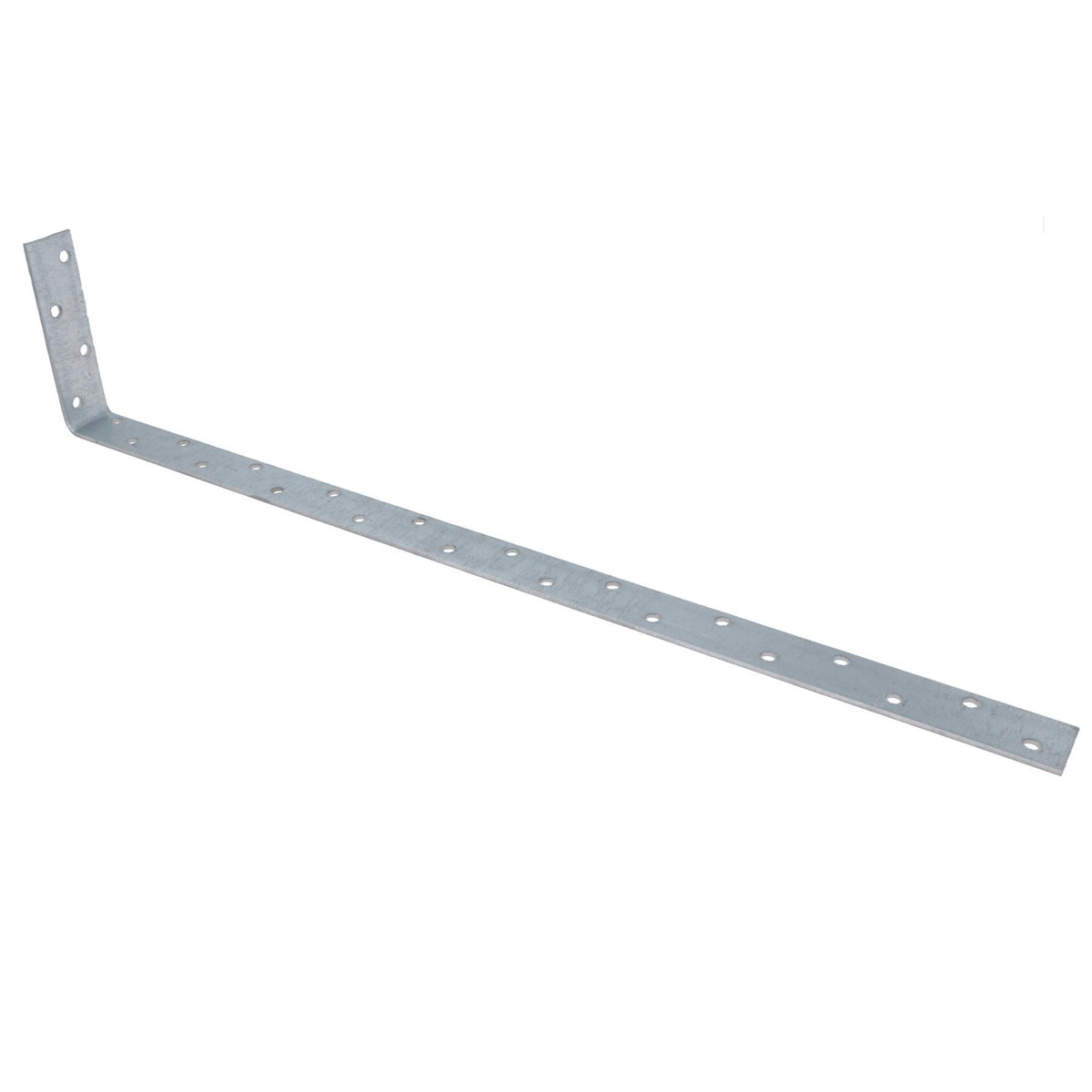 Vertical Light Duty Restraint Strap 600mm Length 100mm Bend Galvanised