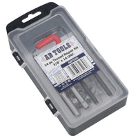 3/8” x 16 UNC Imperial Thread Repair Kit Helicoil Set for Damaged Threads 14pc