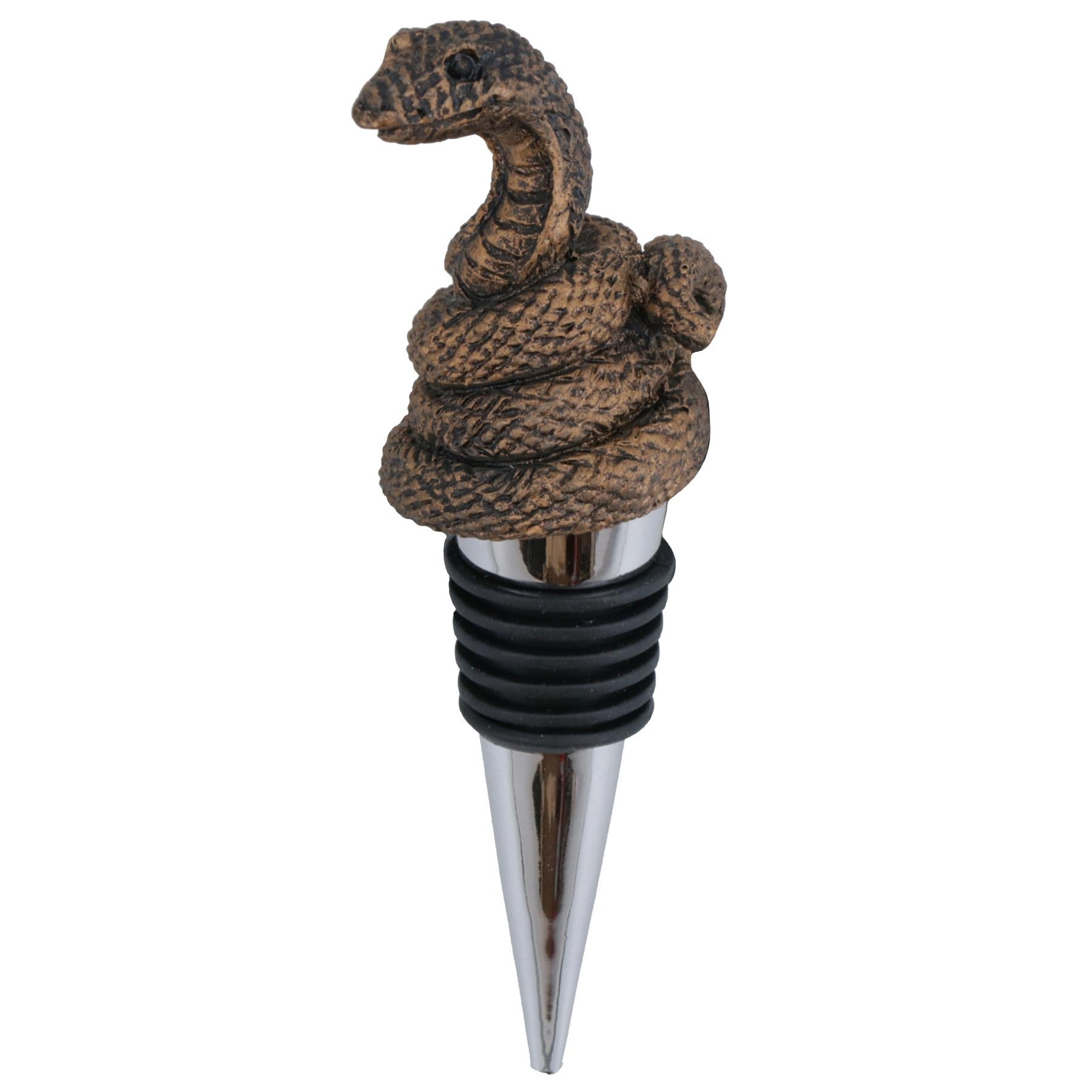 Snake Serpent Wine Bottle Stopper Topper Bung Cork Champagne Prosecco