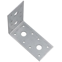 Timber Joist Angle Bracket Fastening Plate Galvanised Steel 100 x 100 x 50mm