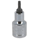 T25 Außen-Torx-Bit Stern-Stecknuss 1/2 Zoll Antrieb Standard Innen Chrom-Vanadium-Stahl