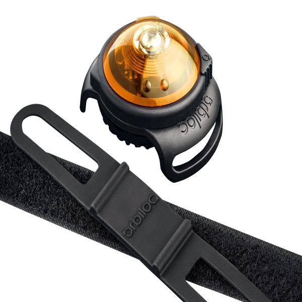 Yellow Waterproof Durable Dual Flashing/Solid Safety LED Light for Dog Walk