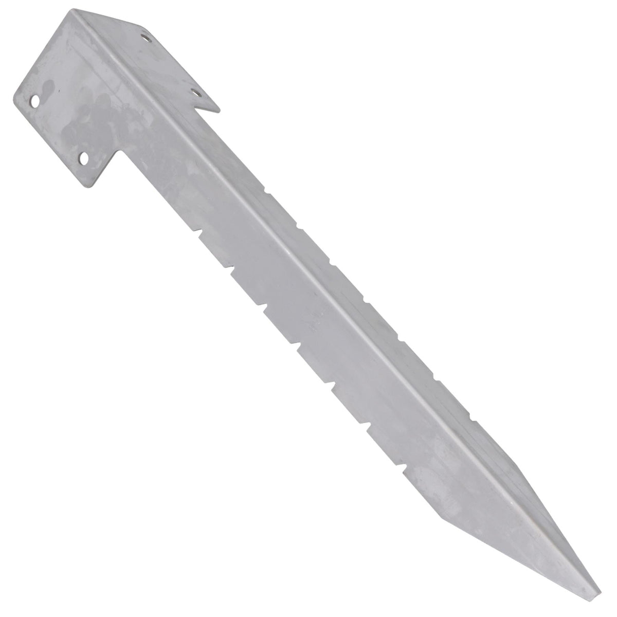 Garden Sleeper Single Corner Support Stainless Steel Stake Spike 440mm