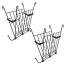 2PK Small Animal Folding Wire Hay Rack with Treat Hanger For Rabbit Gunea Pig