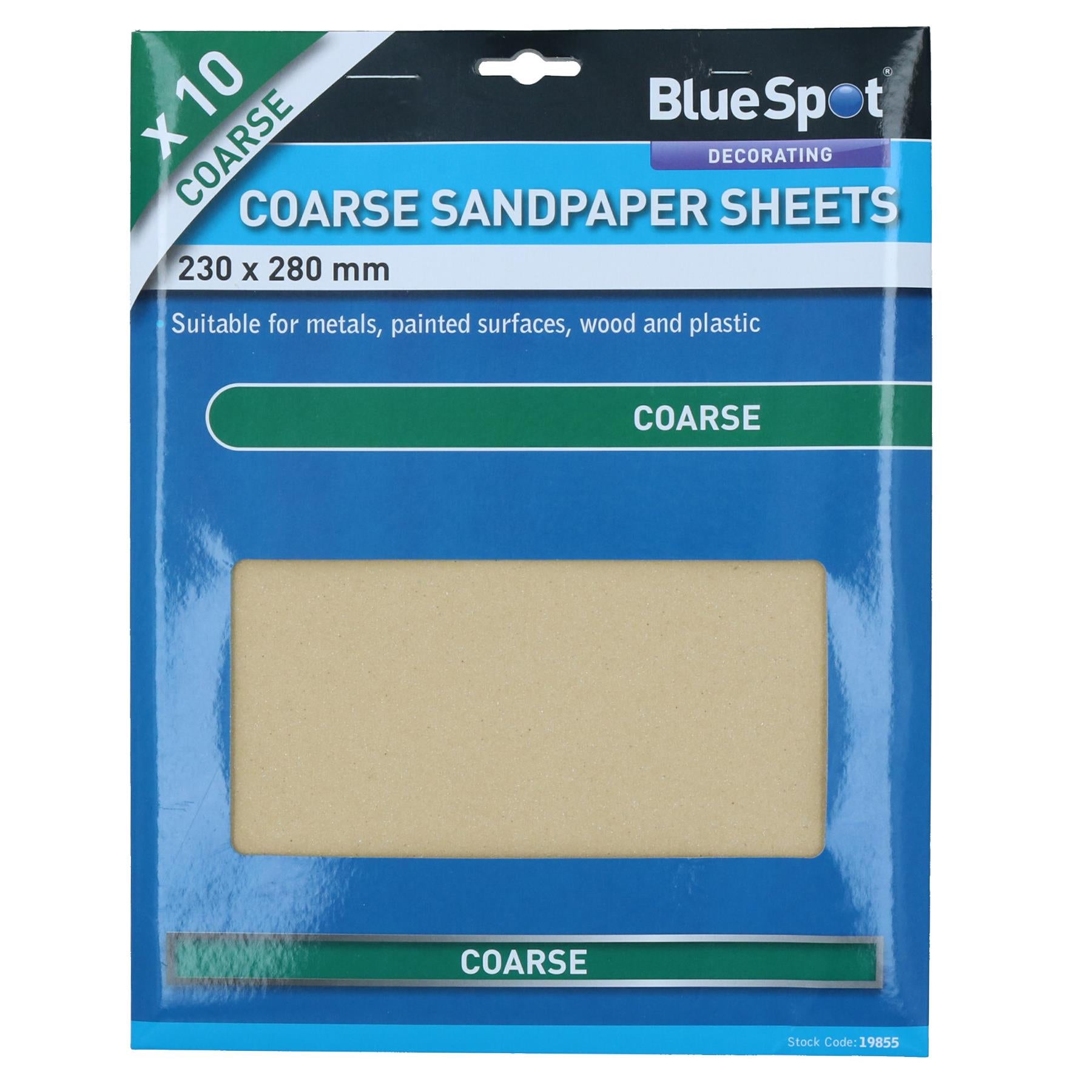 20pc Assorted Sandpaper Sanding Sheets For Metal Wood Plastic Coarse 60 Grit