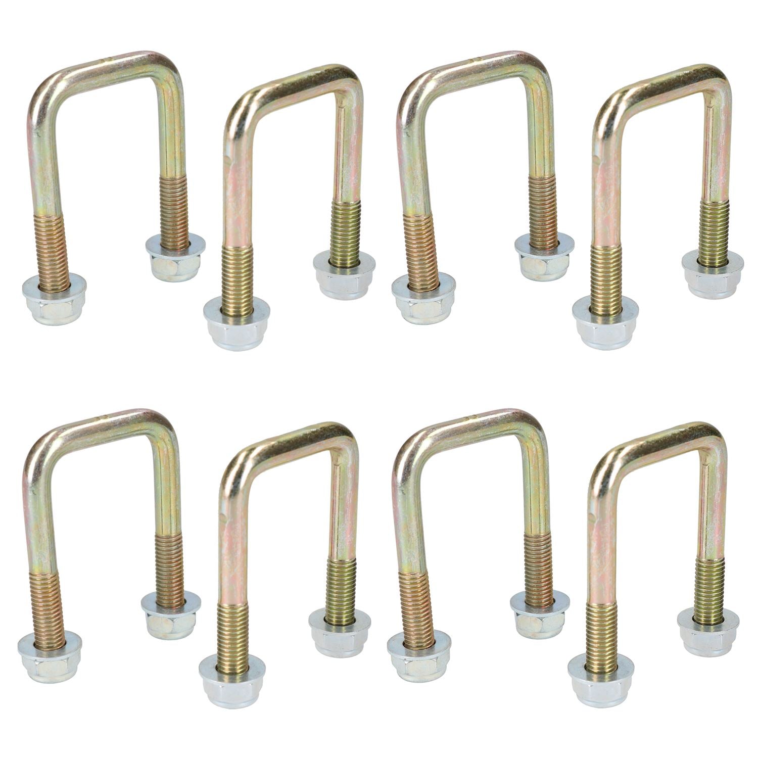 8 Pack M10 40mm x 70mm U-Bolt N-Bolt for Trailers with Nuts HIGH TENSILE