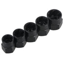 Lot de 5 douilles d'extraction pour écrous de boulons endommagés, entraînement 14 mm - 19 mm, 3/8"