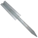 Garden Triple Sleeper Straight Support Spike Stake Galvanised Steel 930mm