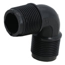 Polypropylene PP 3/4in BSP Male x Male Threaded 90° Elbow Connector