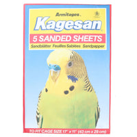 Sanded Sheets Sandpaper Cage Lining Budgies Caged Birds - 4 Sizes Available