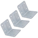 Garden Internal Sleeper Corner Support Bracket 90° 85mm Galvanised Steel