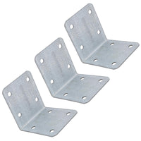 Garden Internal Sleeper Corner Support Bracket 90° 85mm Galvanised Steel