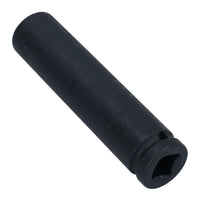 Extra Deep Long Metric MM Impact Socket 1/2" Drive 6 Sided Single Hex