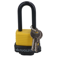 40mm Waterproof Padlock Weather Resistant Shed Gate 3 Keys Shank 53mm