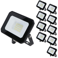 20 Watt LED Mini Floodlight Garden Lighting 1600 Lumens IP65 + Bracket