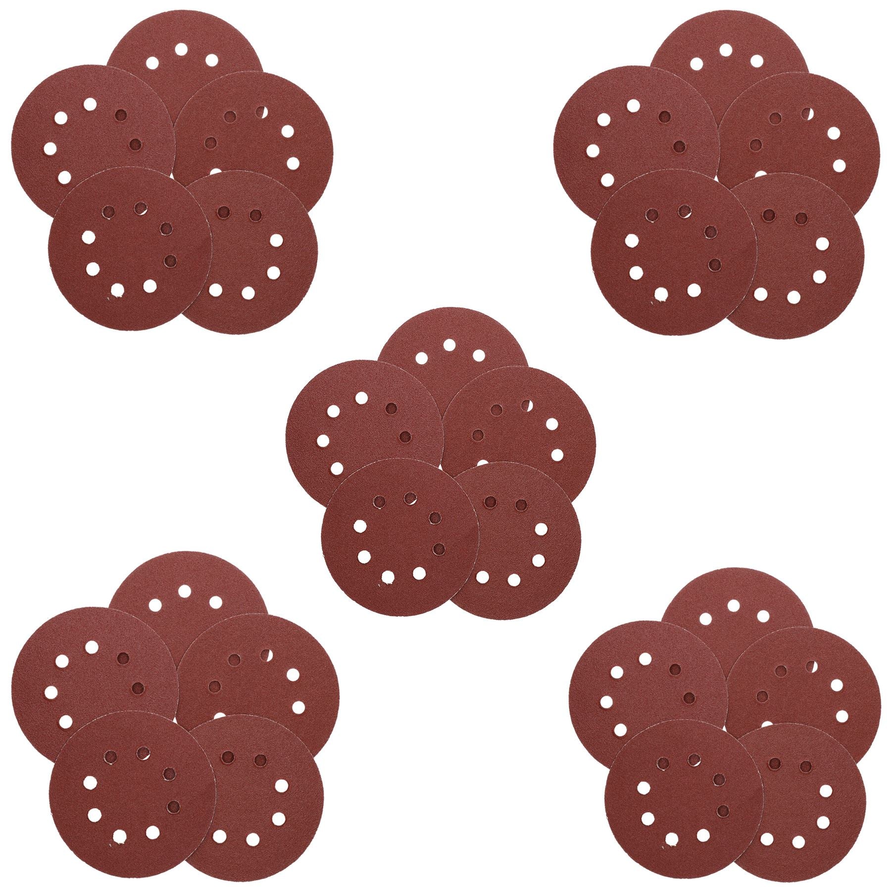 125mm Hook And Loop Sanding Sander Abrasive DA Discs Round Sanding Pads