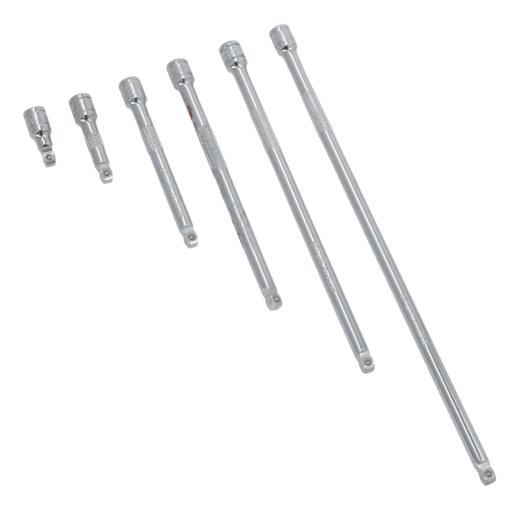 1/4" Antrieb Wobble Swivel Socket Extension Bar Set 6-teilig 50mm - 275mm Bergen