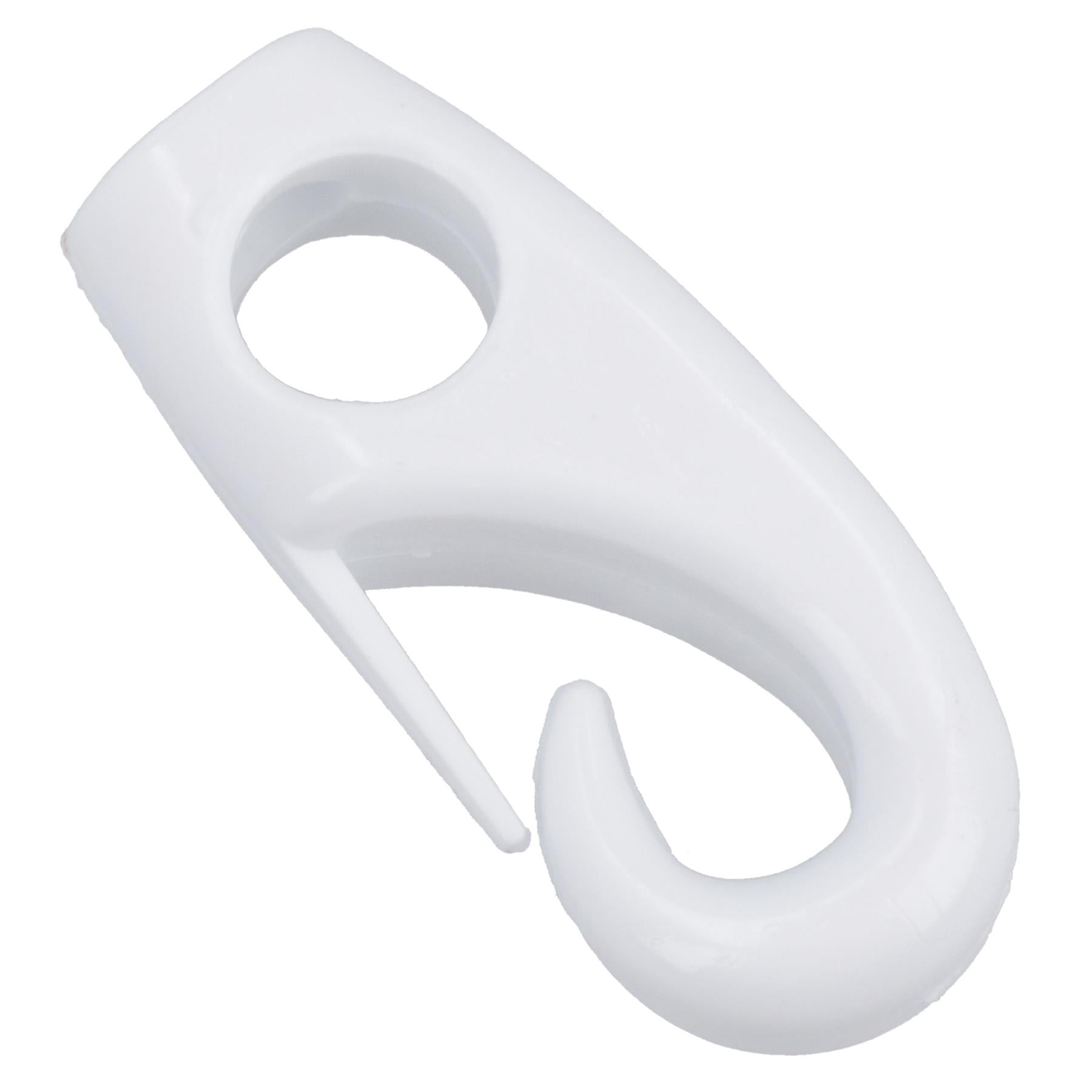 Crochet de 8 mm pour corde élastique élastique en nylon noir antirouille