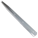 Galvanised Log Roll Pin 450mm Wooden Border Edging Garden Lawn Yard