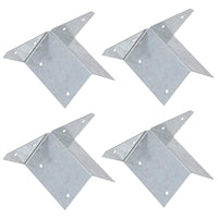Arris Rail Bracket Fence Post Support Galvanised 100mm, 225mm or 300mm