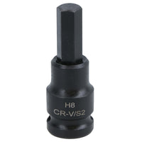 3mm - 10mm x 45mm 3/8in. Drive Short Impact Impacted Allen Hex Key Socket