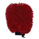 Burgundy 2 in 1 Noodle Drying Grooming Mitt One Size Fits All Muddy Wet Dog