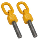 M24 x 120mm Swivel Rotating Lifting Point Eye Bolt With Ring 3.15 Ton Capacity
