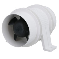 3" Attwood Turbo 4000 Bilge Blower In Line Cabin Ventilation Fan 12v 45 CFM